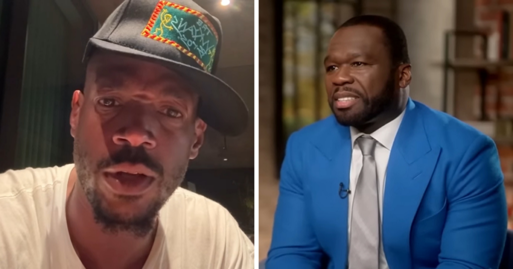Marlon Wayans stance Diddy 50 Cent