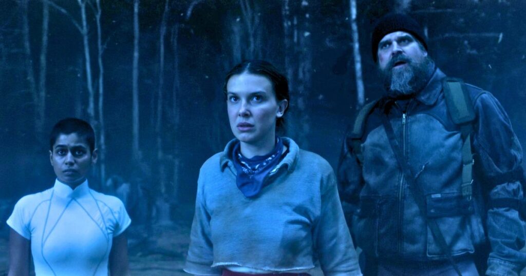 stranger things season five kali eight eleven el jane etc and david harbour