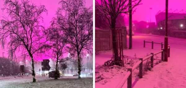 birmingham pink sky