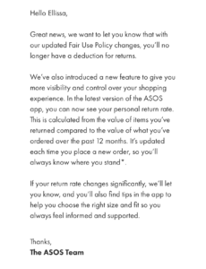 ASOS changed its returns police AGAIN - and everyone is affected