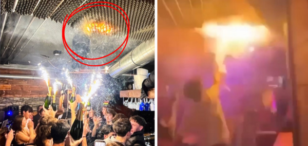 Bar fire