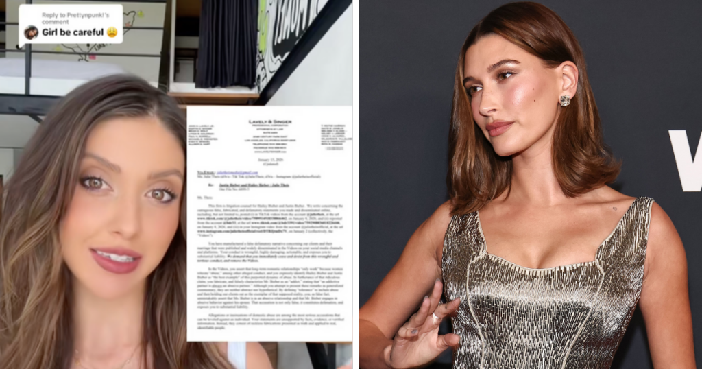 Hailey Bieber responds to influencer