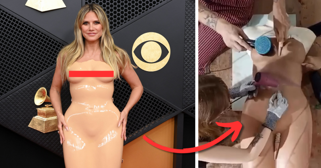 The dress Heidi Klum wore to Grammys 2026