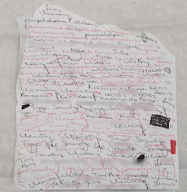 All of Lucy Letby's chilling 'confession' notes in full
