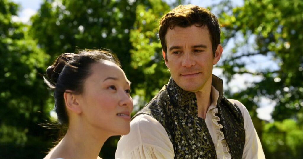 bridgerton season four sophie and benedict kite scene
