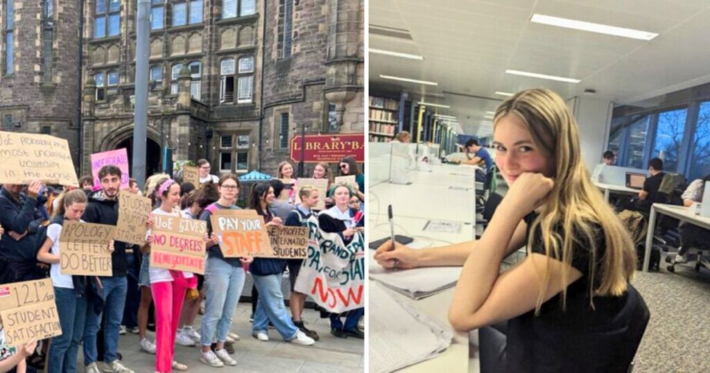 uk uni students compensation strikes