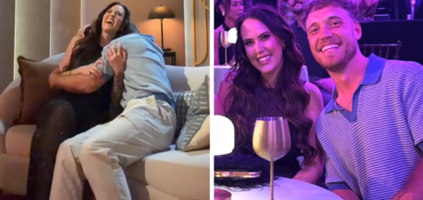 Jimmy and Chelsea at the Love Is Blind season 10 reunion