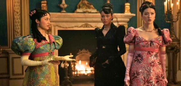 bridgerton season four araminta near the ending also rosamund and posy