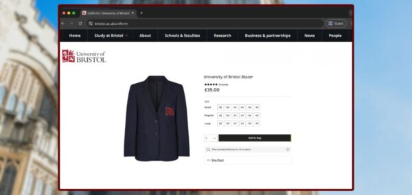 bristol university mandatory uniform