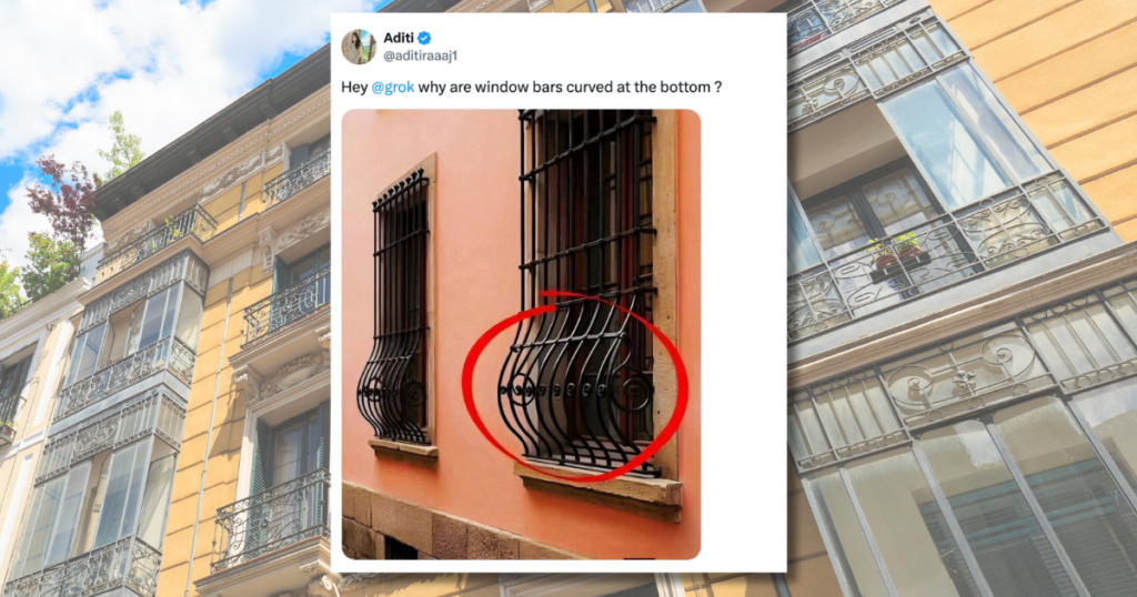 window bars curved