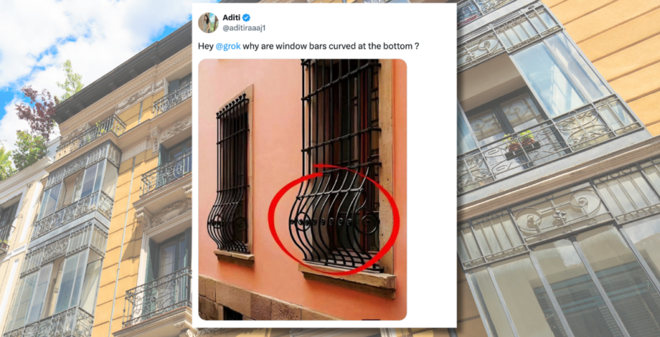 window bars curved