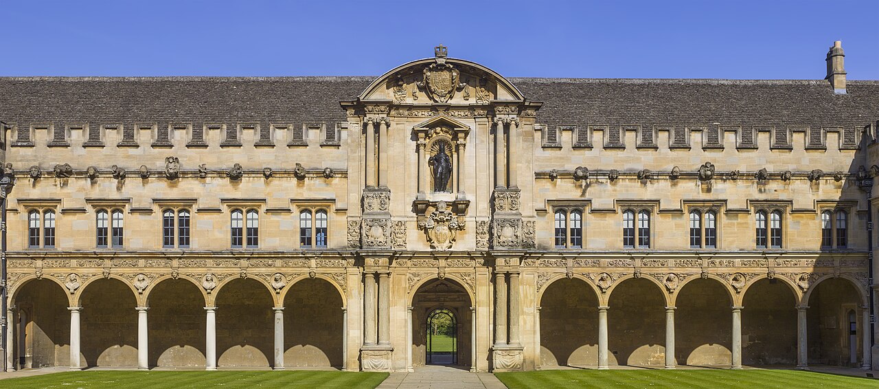 The scary-looking Canterbury Quad at St John's, Oxford