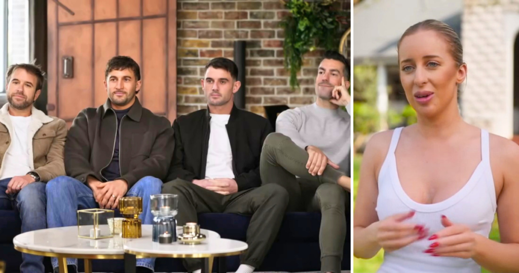 a sample of mafs australia 2026 grooms and then jamie marinos from 2025