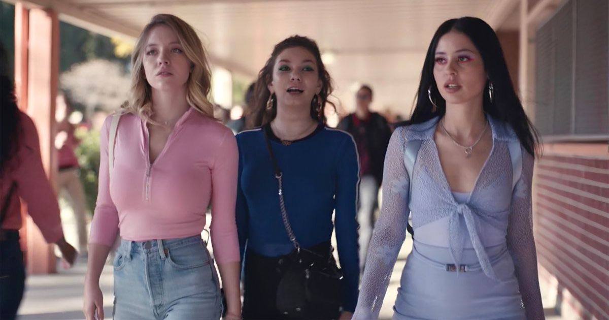 Cassie, BB and Maddy in season one euphoria