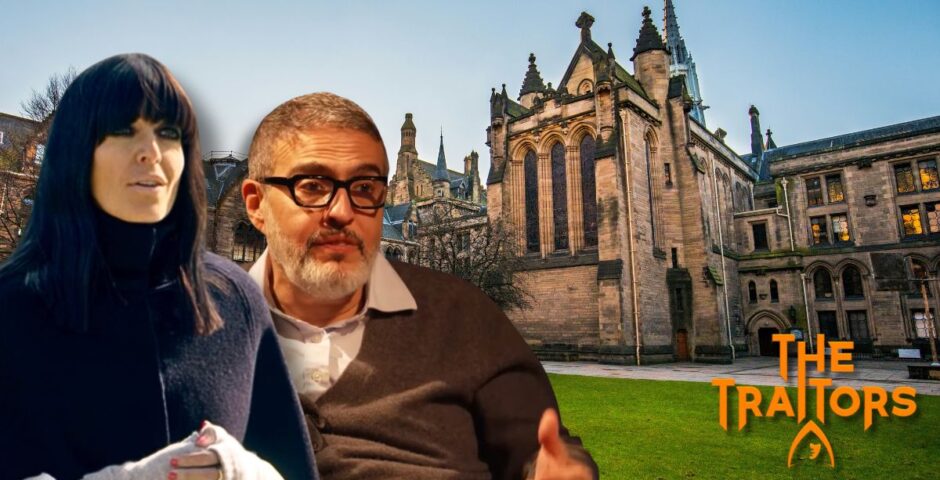 celebrity traitors glasgow university