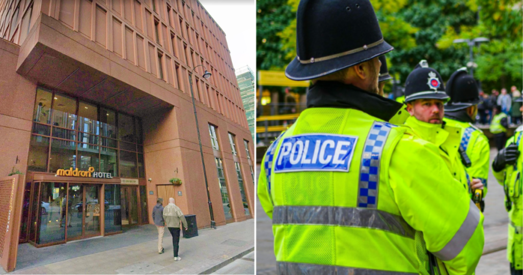man died manchester hotel