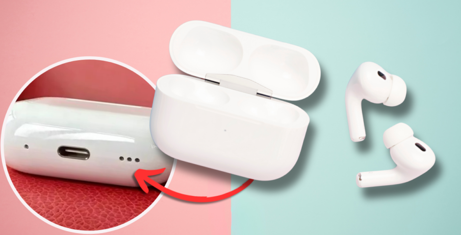 holes AirPods charging case