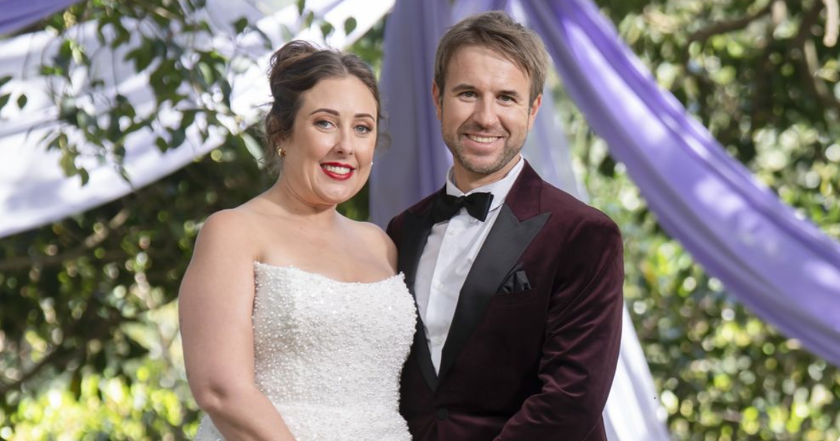 Rachel and Steven during MAFS Australia final vows