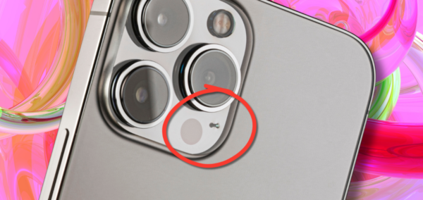 iPhone camera hole