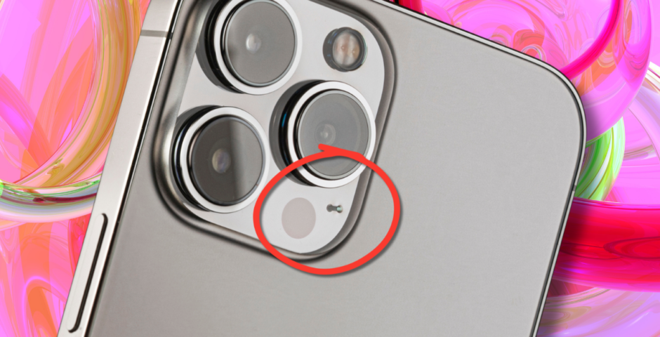 iPhone camera hole