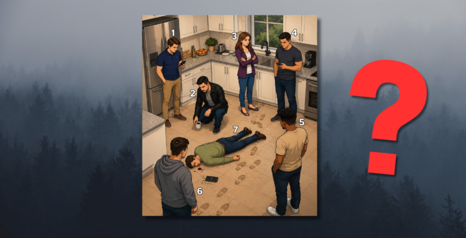 who did the crime scene killer photo viral