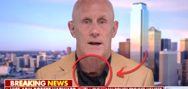 Fox News man in a mask