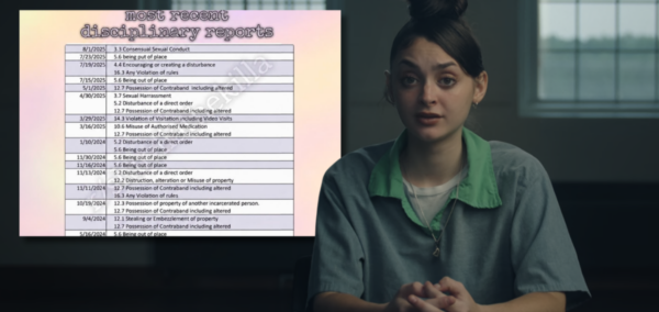 Mackenzie Shirilla prison disciplinary records