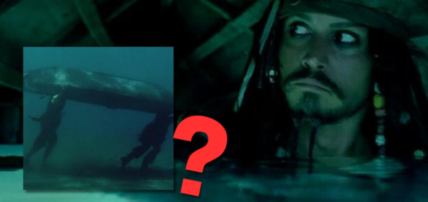 Pirates of the Caribbean boat scene