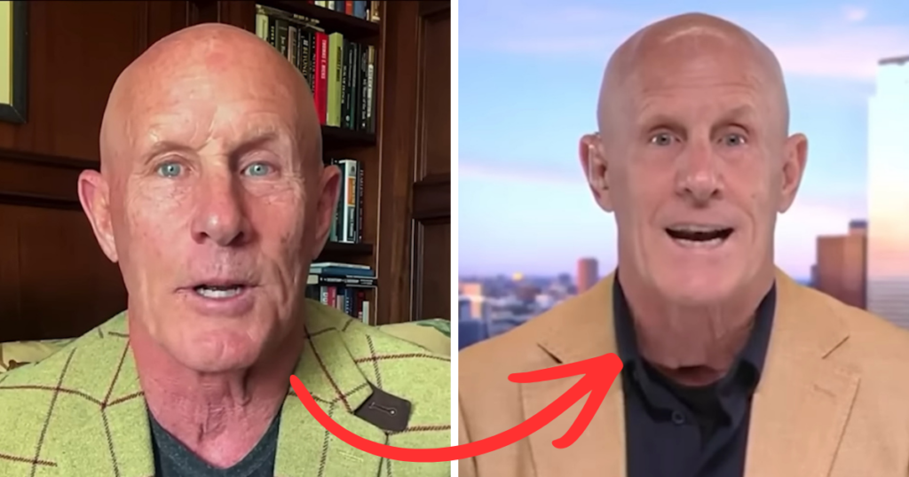 Fox News man mask interview