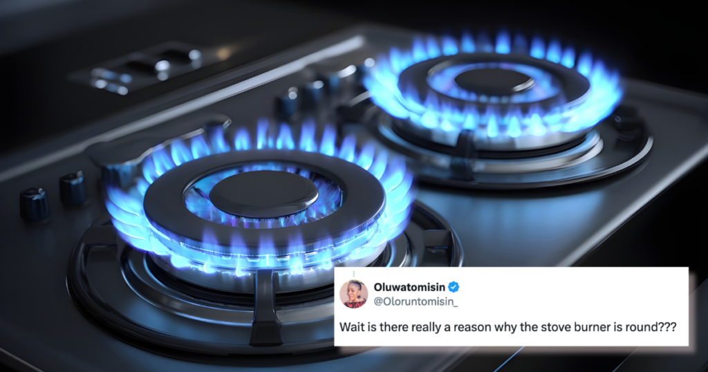 why stove burners are round
