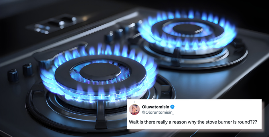 why stove burners are round
