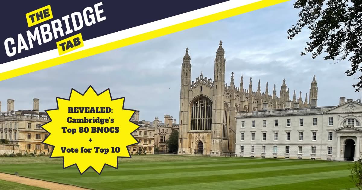 VOTE NOW: Cambridge's top 80 BNOCS have been revealed
