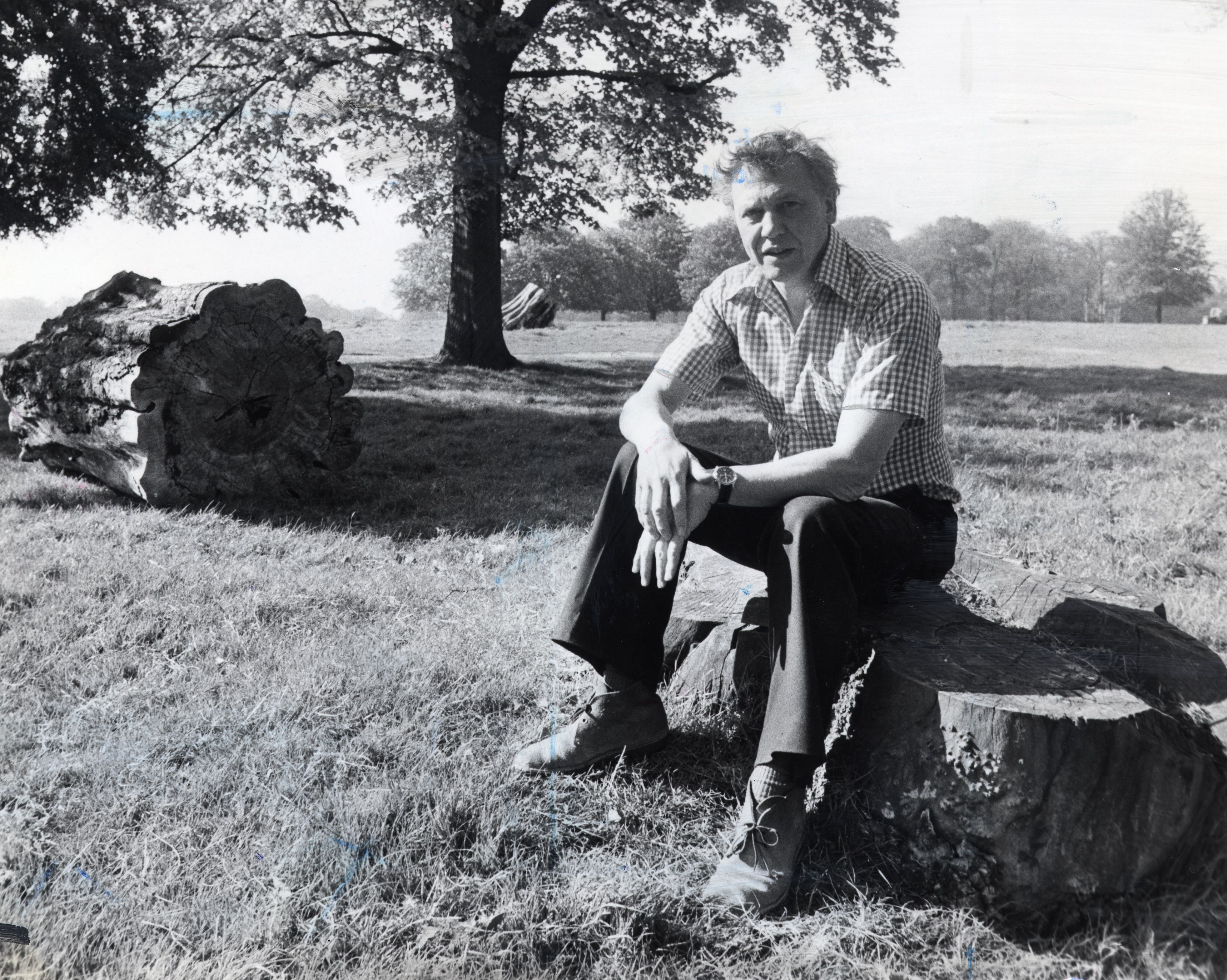 young David Attenborough