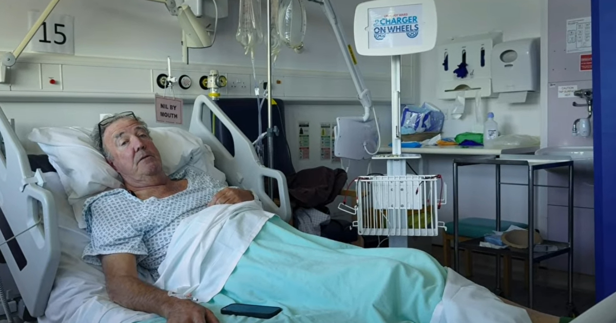 Jeremy Clarkson at hospital