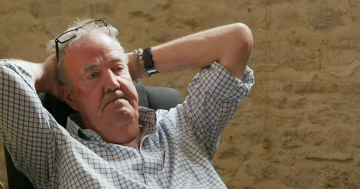 Jeremy Clarkson stretching