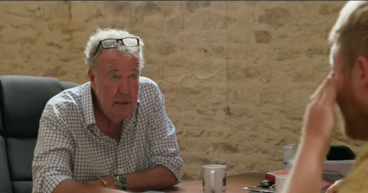 Jeremy Clarkson at desk