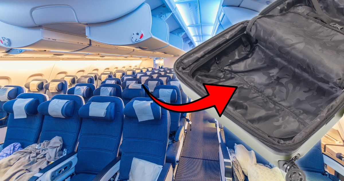 Everyone's wondering why on earth suitcase linings have zips