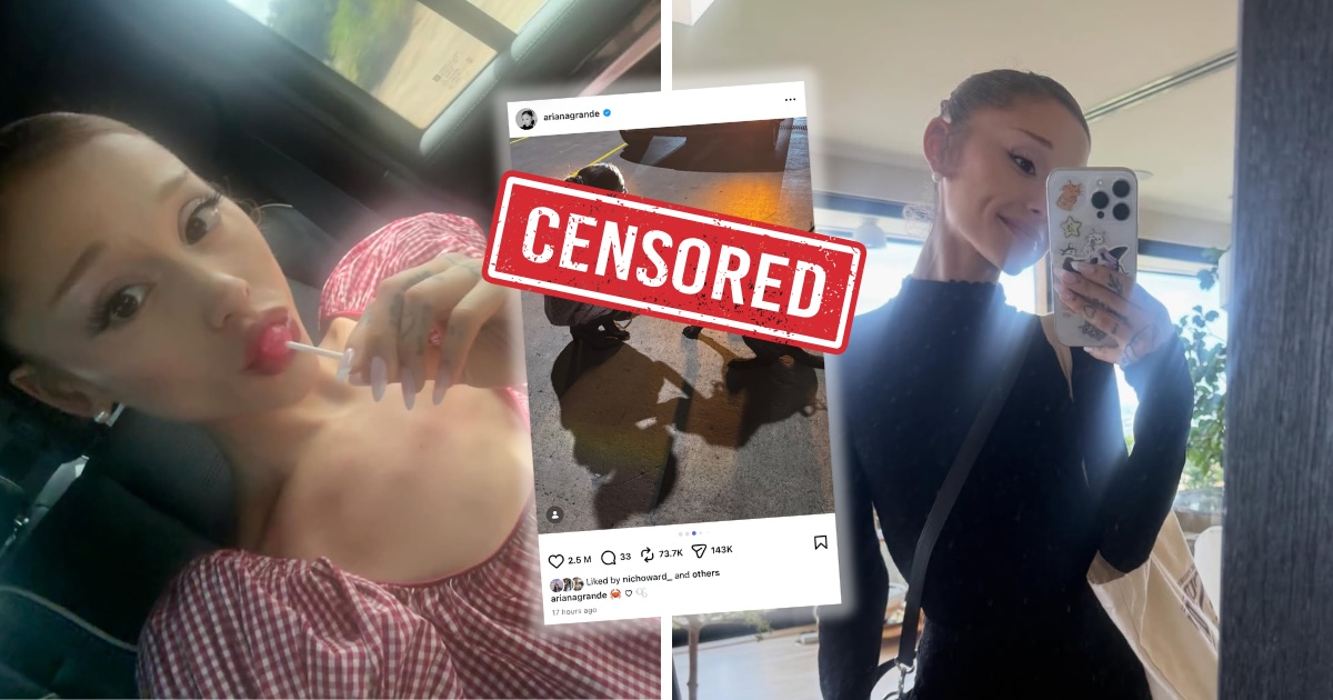 Ariana Grande accidentally posts very x-rated photo of herself and her response is iconic