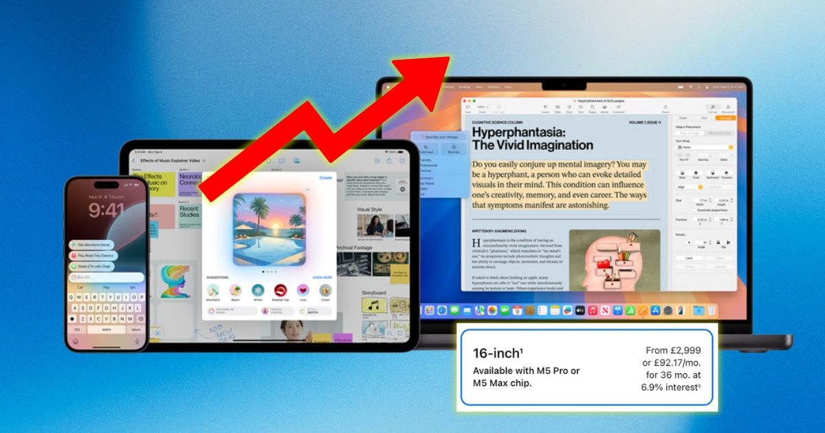 Yikes! Apple just raised seven product prices by up to £300, so here are the ones affected