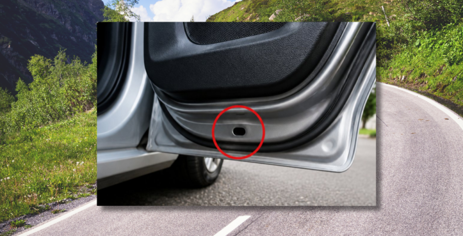 hole in car door