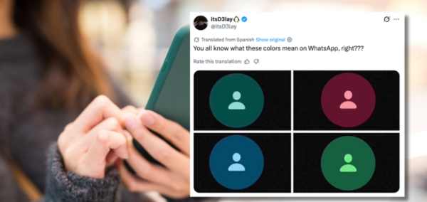 contact colours on WhatsApp
