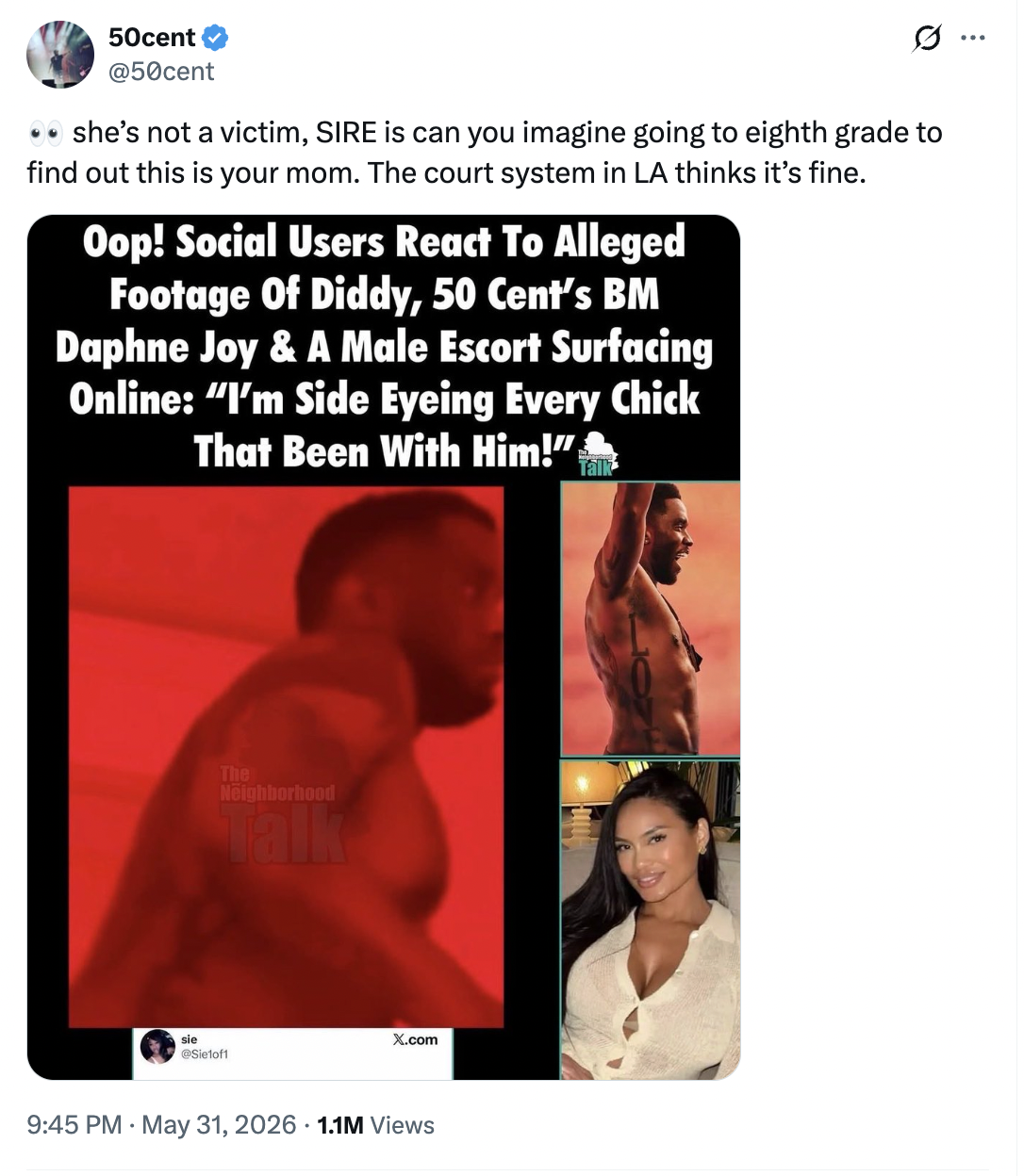 Credit: 50 Cent/Twitter
