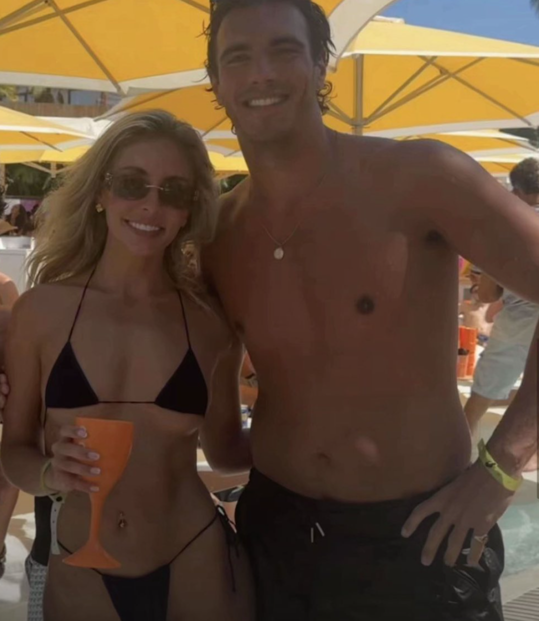 Lorenzo with Bonnie Blue before Love Island