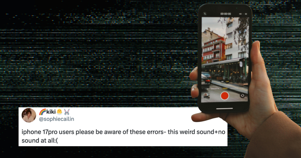fix audio glitch iPhone videos