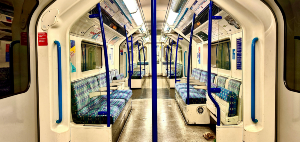 Tube trains seats middle