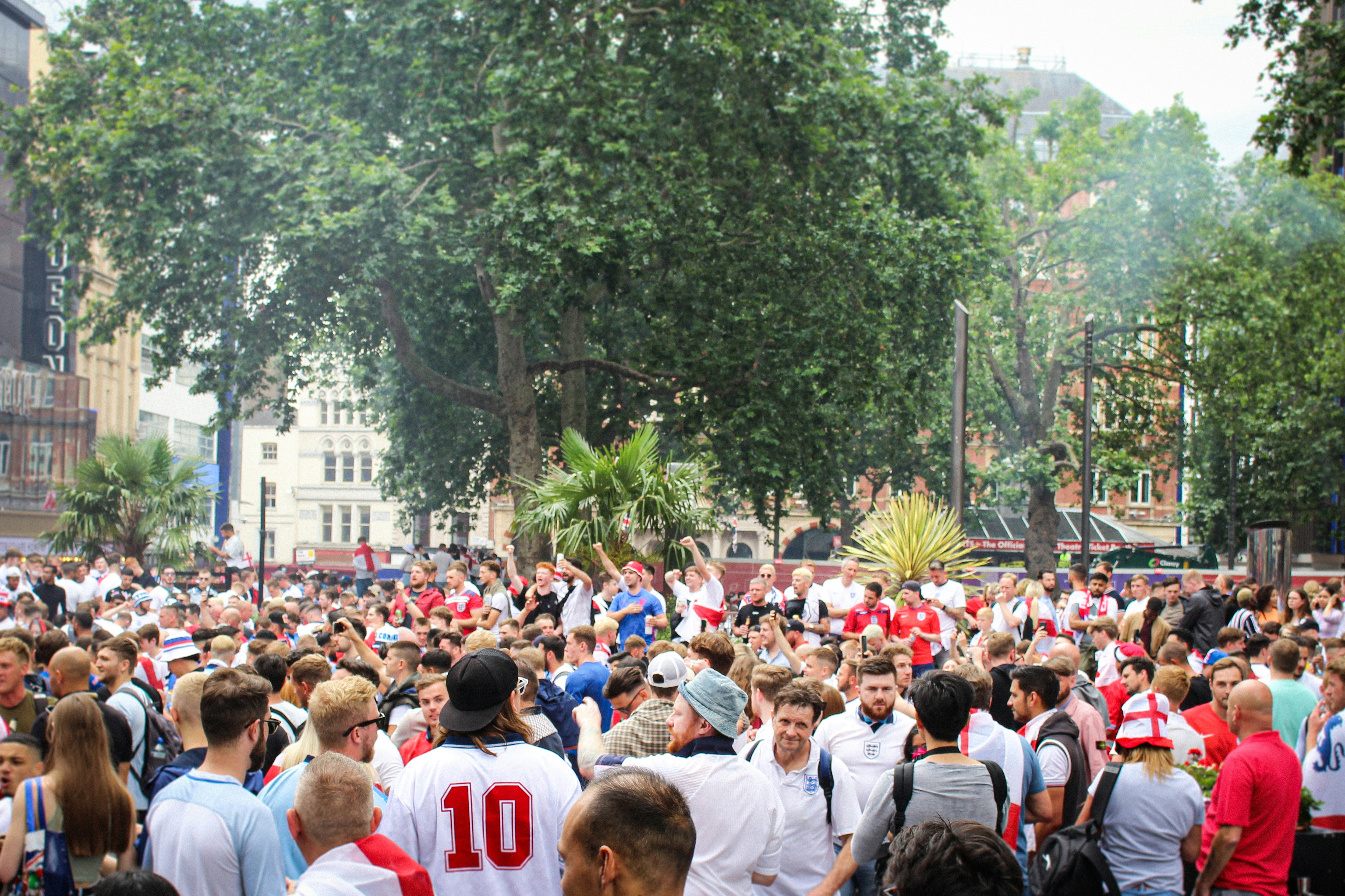 England World Cup fans