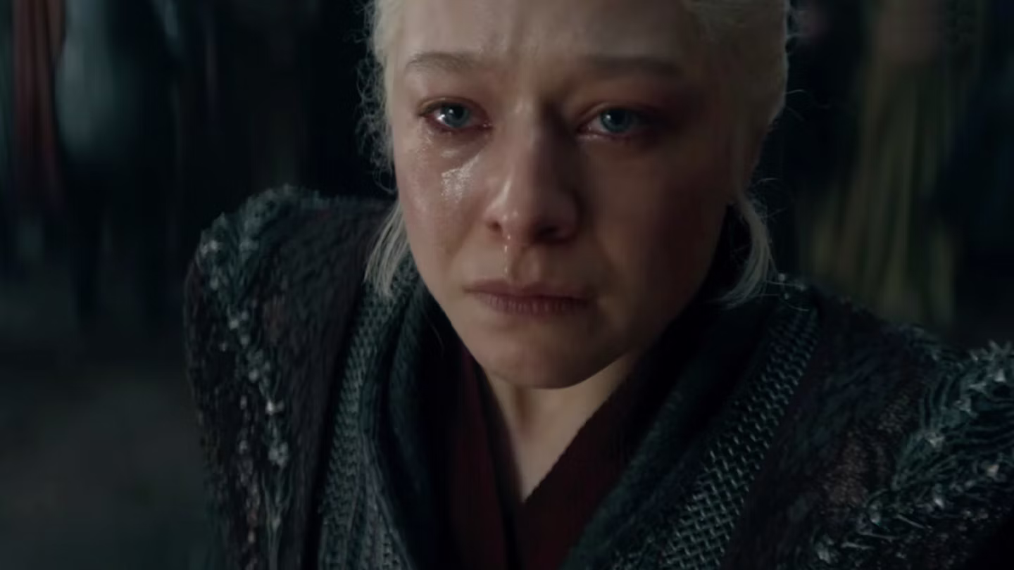 House of the Dragon cut Rhaenyra book scene ending