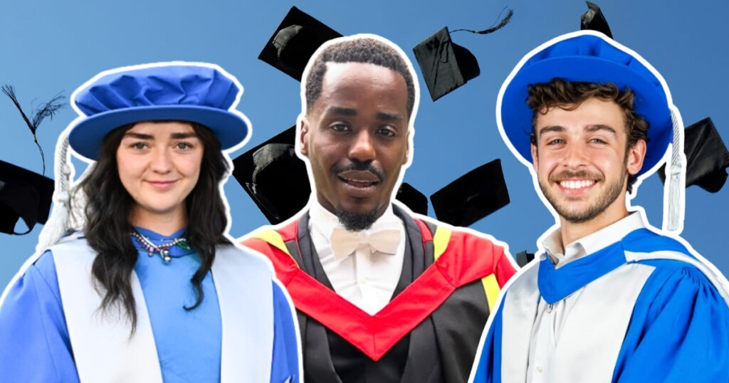 honorary graduates 2026 uni celebrity
