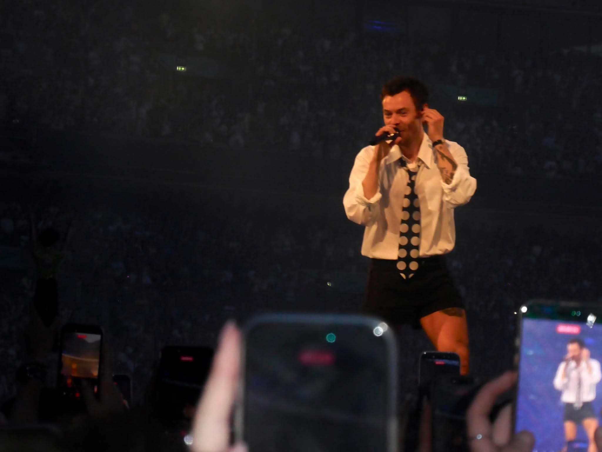 Harry Styles on stage