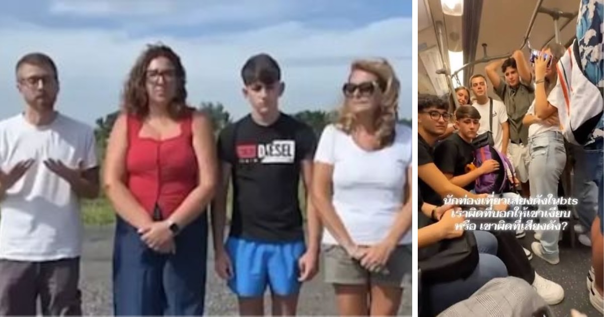 Police force Italian students to apologise after viral video harassing woman on Thailand train